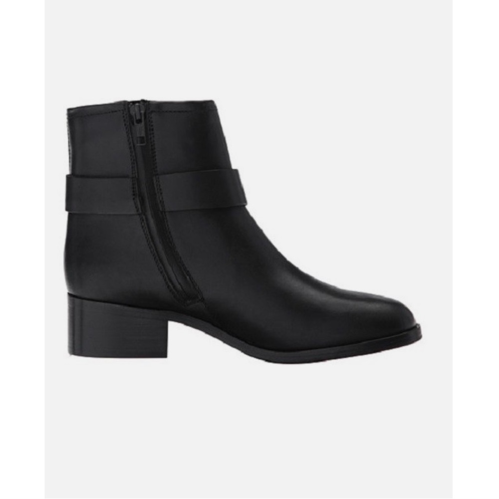 Frye Kristen Harness Short Boot Black Smooth Antique Pull Up 7 B MSRP $358 - Picture 6 of 16